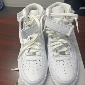 Nike White High-Top Air Force 1  Sneakers